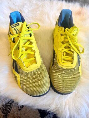 Women Reebok Nano x  Cross Fit  Athletic trainer sz 8,5 neon color